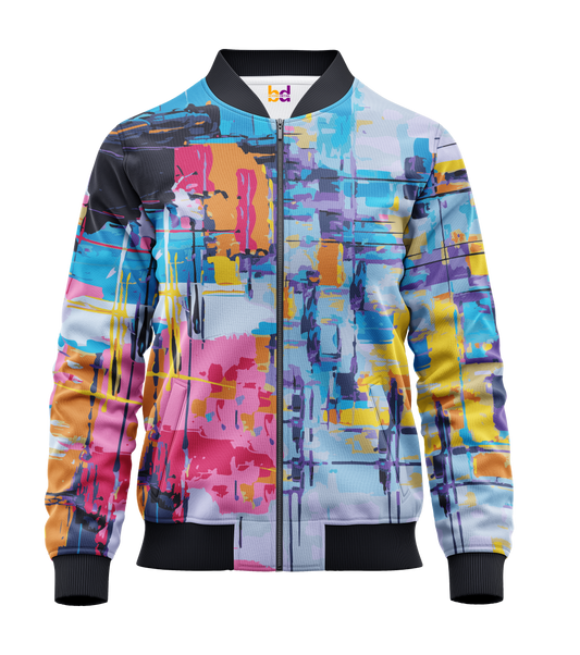 Colorful Painting Bomber Jacket