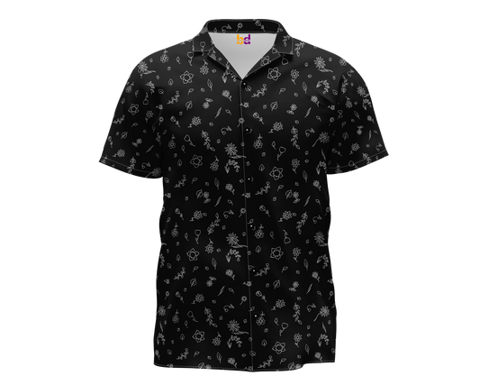 Doodle Flowers Hawaiian Shirt