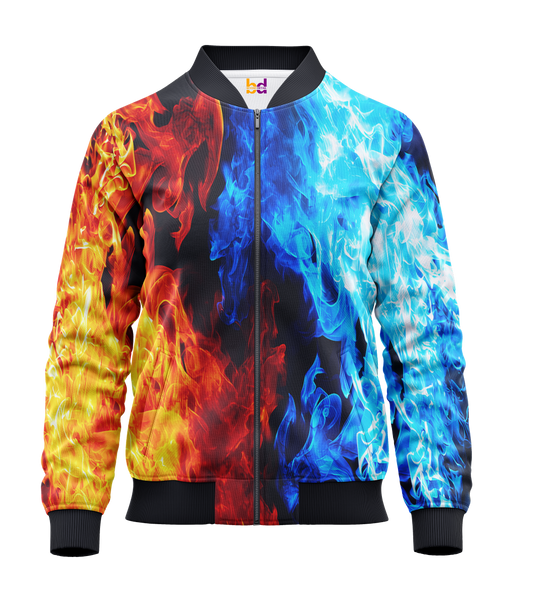Flame Bomber Jacket