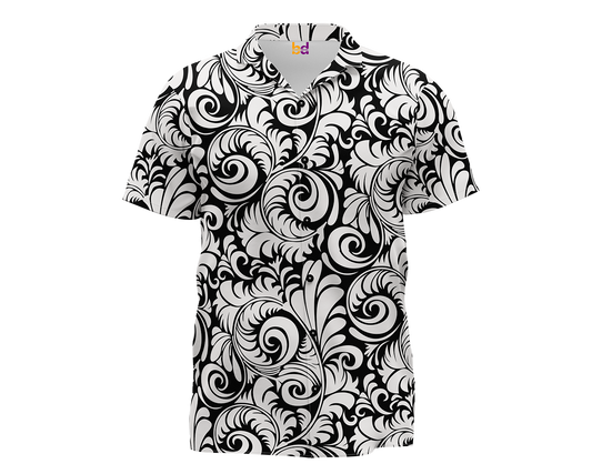 Floral Batik Hawaiian Shirt