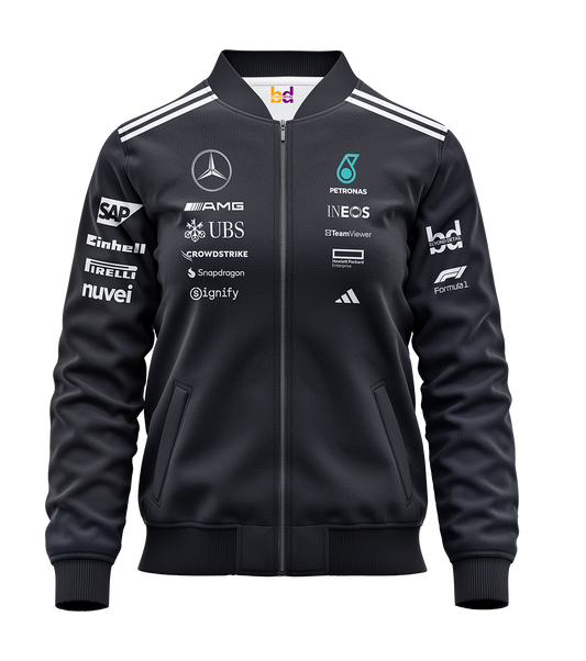 Formula 1 Black Bomber Jacket