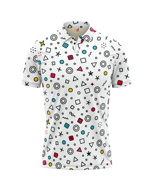 Geometric Shapes Polo
