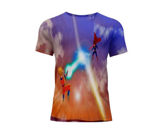 Goku Vs Superman Kids T-Shirt