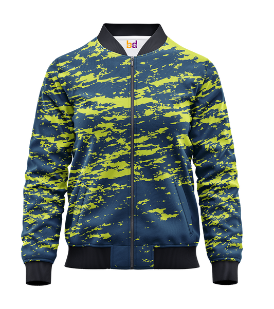 Green Clouds Bomber Jacket
