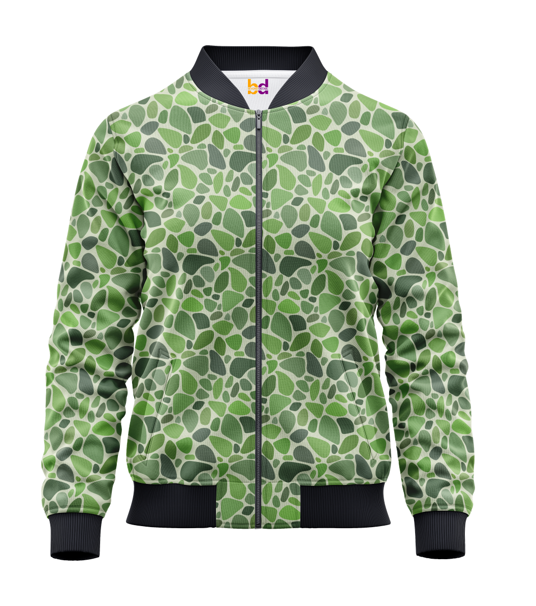 Green Stones Bomber Jacket