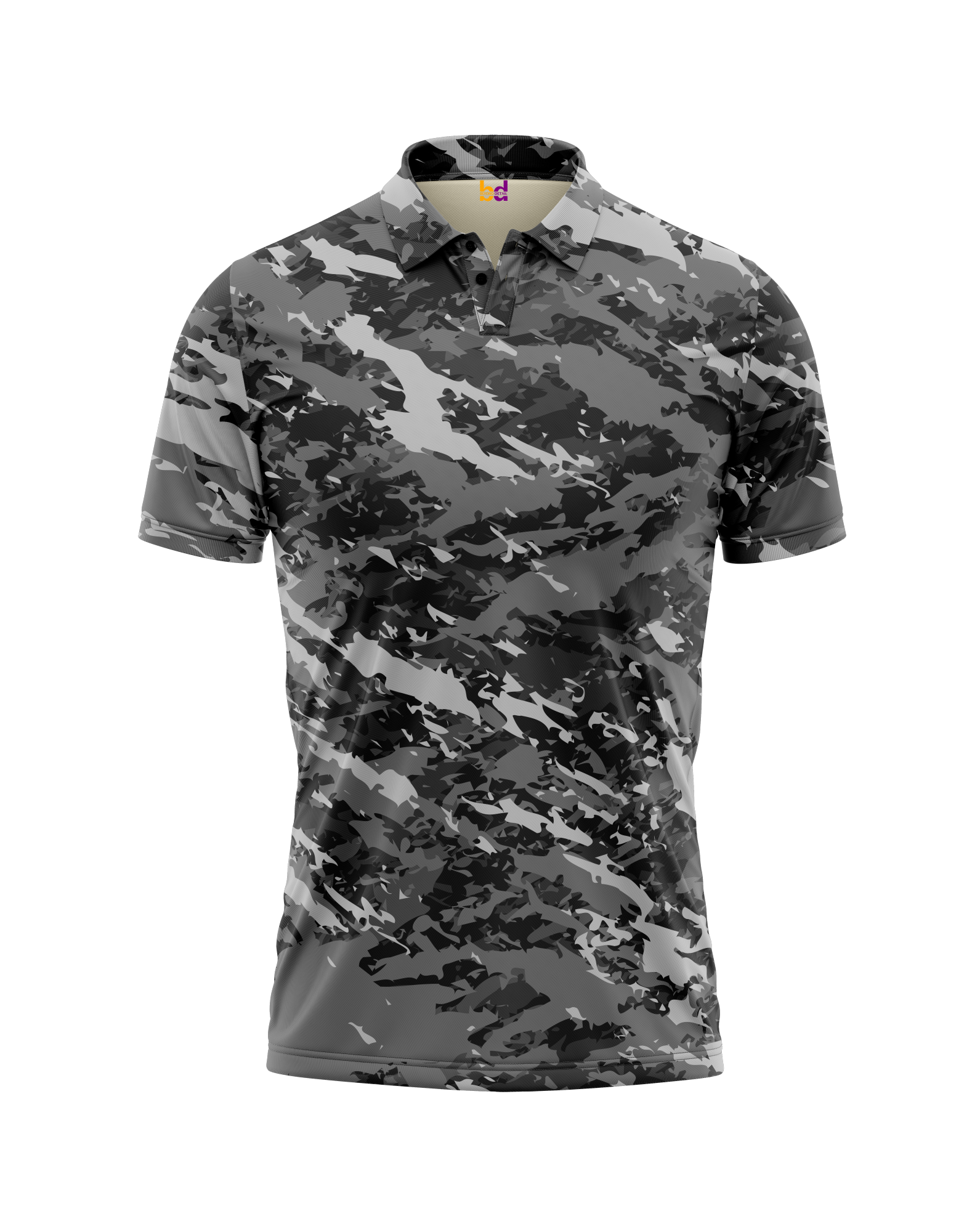 Abstract Racing Polo Grey Abstract Polo – Beyond Detail Pakistan