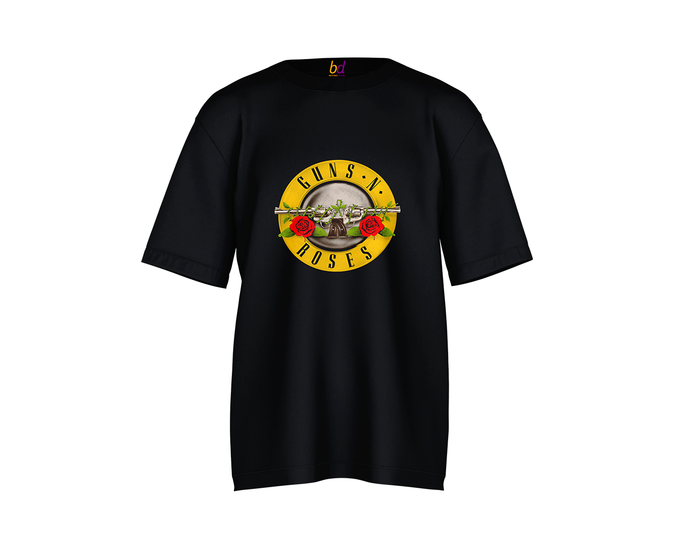 Guns and Roses Drop Shoulder