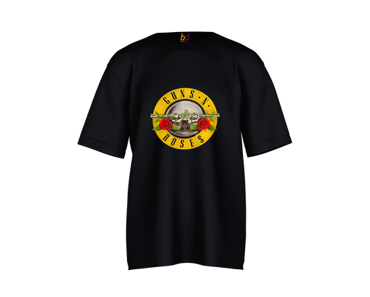 Guns and Roses Drop Shoulder