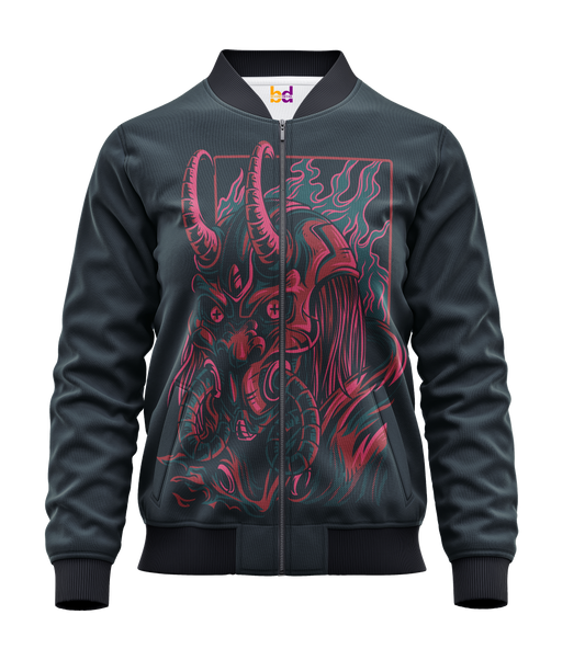 Horned Devil Bomber Jacket