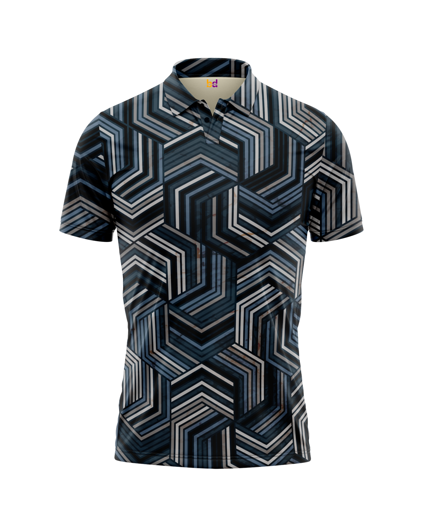 Marble Stripes Polo
