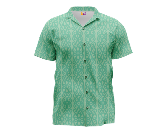 Mint Green Hawaiian Shirt