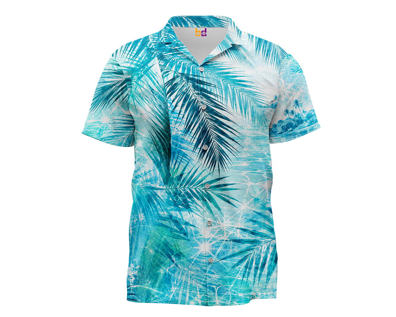 Ocean Leaves Hawaiian Shirt