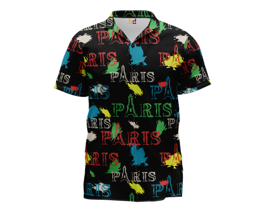 Paris Hawaiian Shirt
