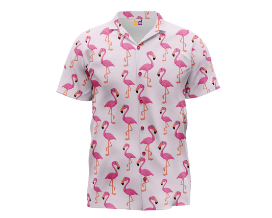Real Flamingo Hawaiian Shirt