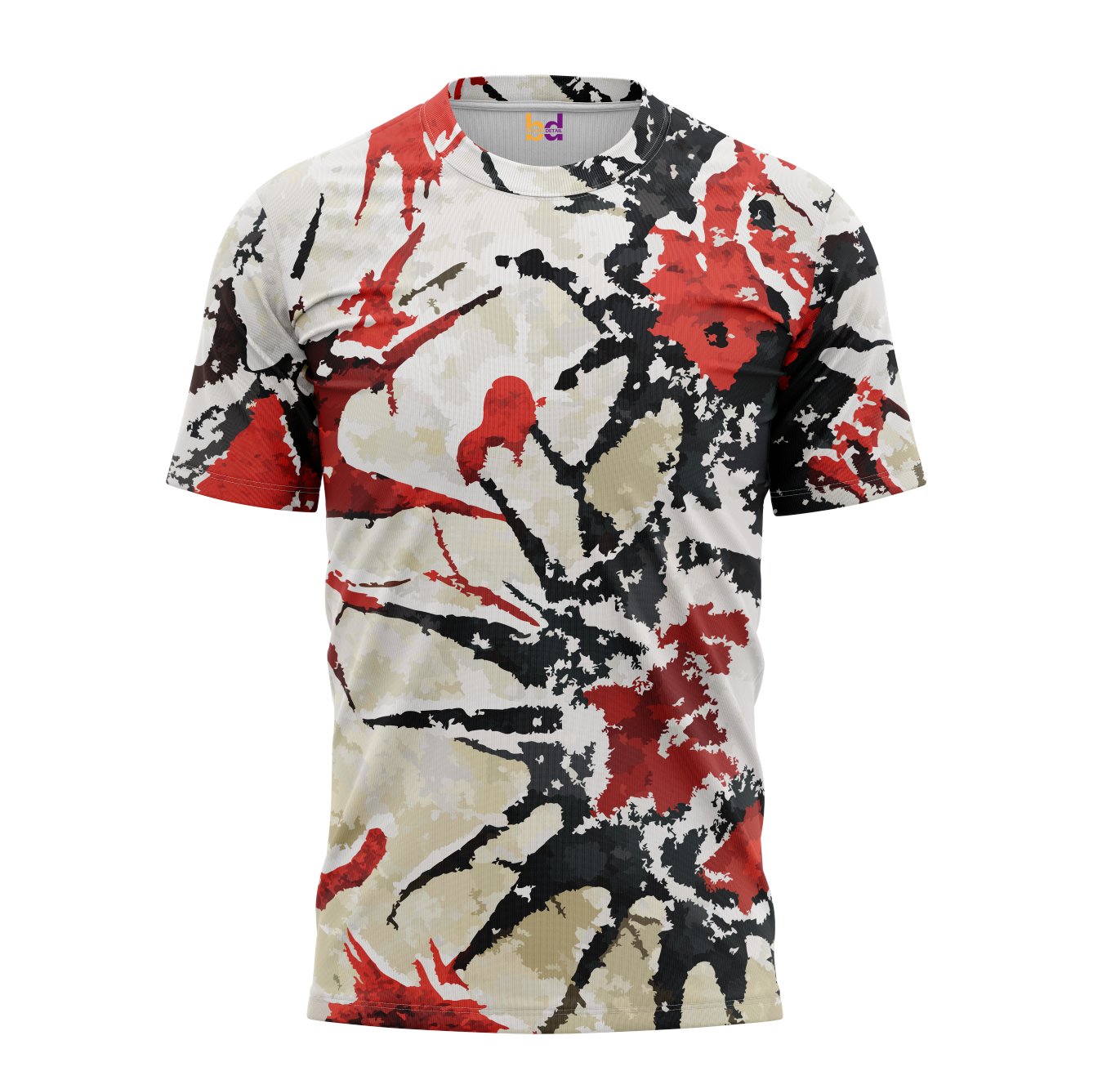 Red Black Splatters T-Shirt