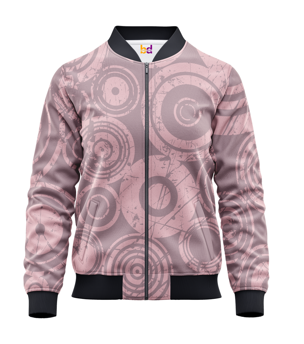 Retro Circles Bomber Jacket