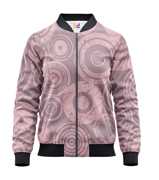 Retro Circles Bomber Jacket