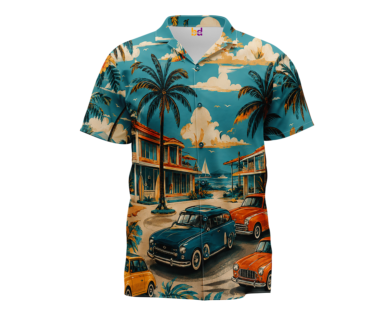 Retro Resort Vibe Hawaiian Shirt