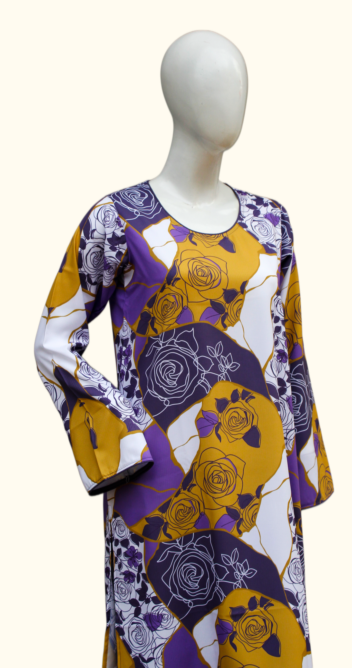 Roses Patchwork 2 Piece Ladies Suit