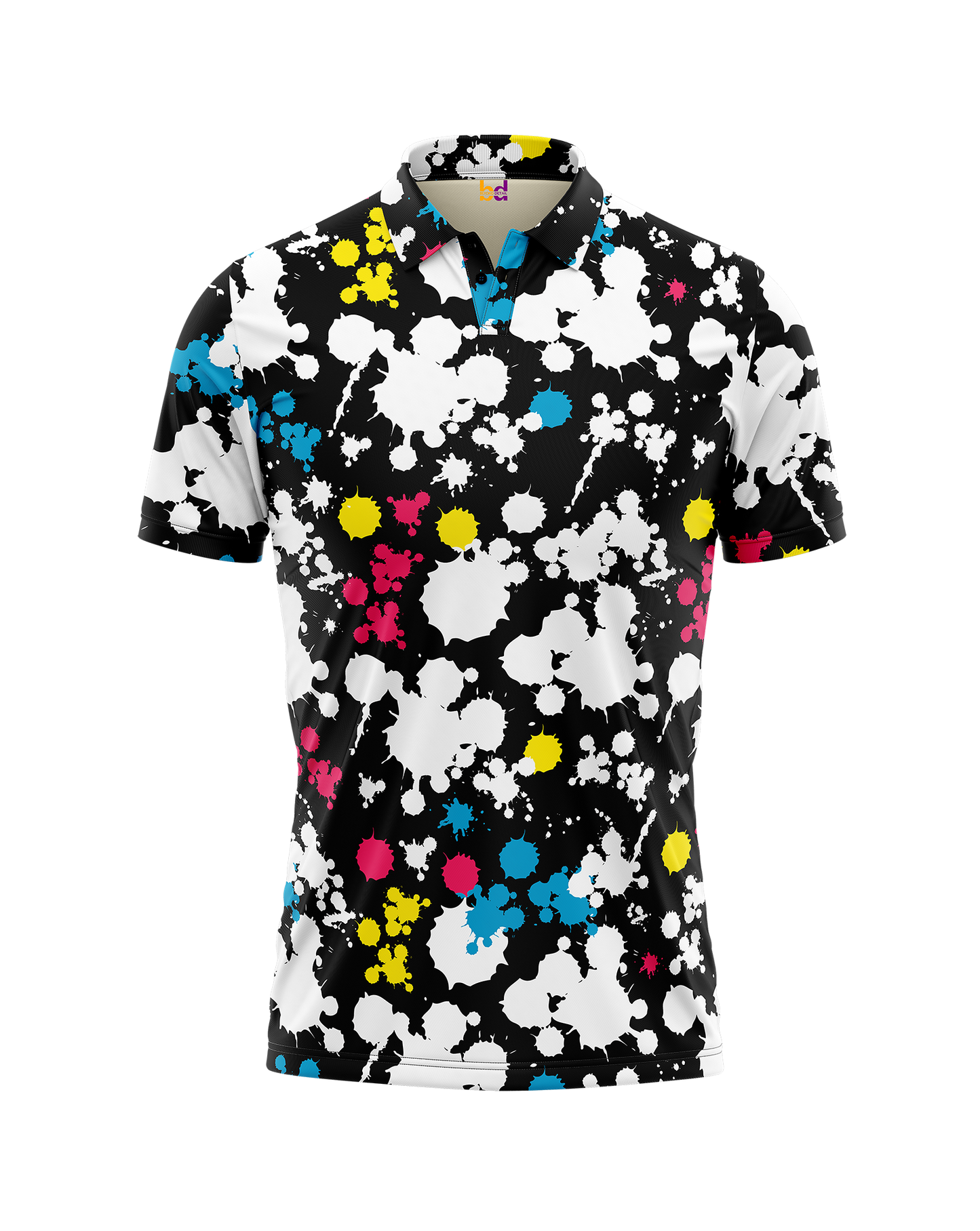 Splatter White Polo