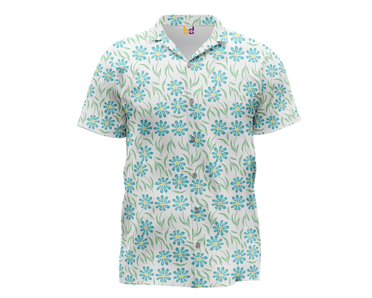 Spring Floral Hawaiian Shirt