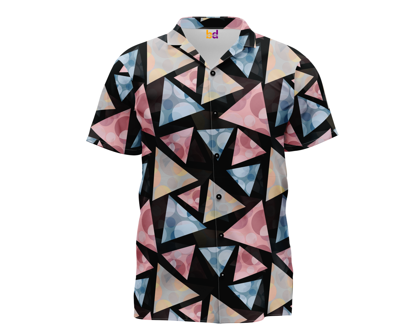 Triangle Circle Hawaiian Shirt