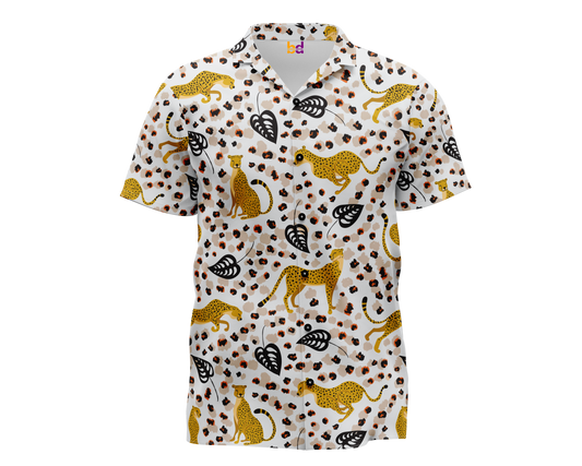Tropical Cheetah Hawaiian Shirt