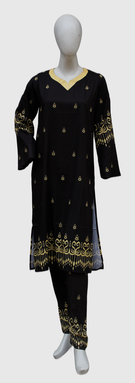 Uzbek Ikat 2 Piece Ladies Suit