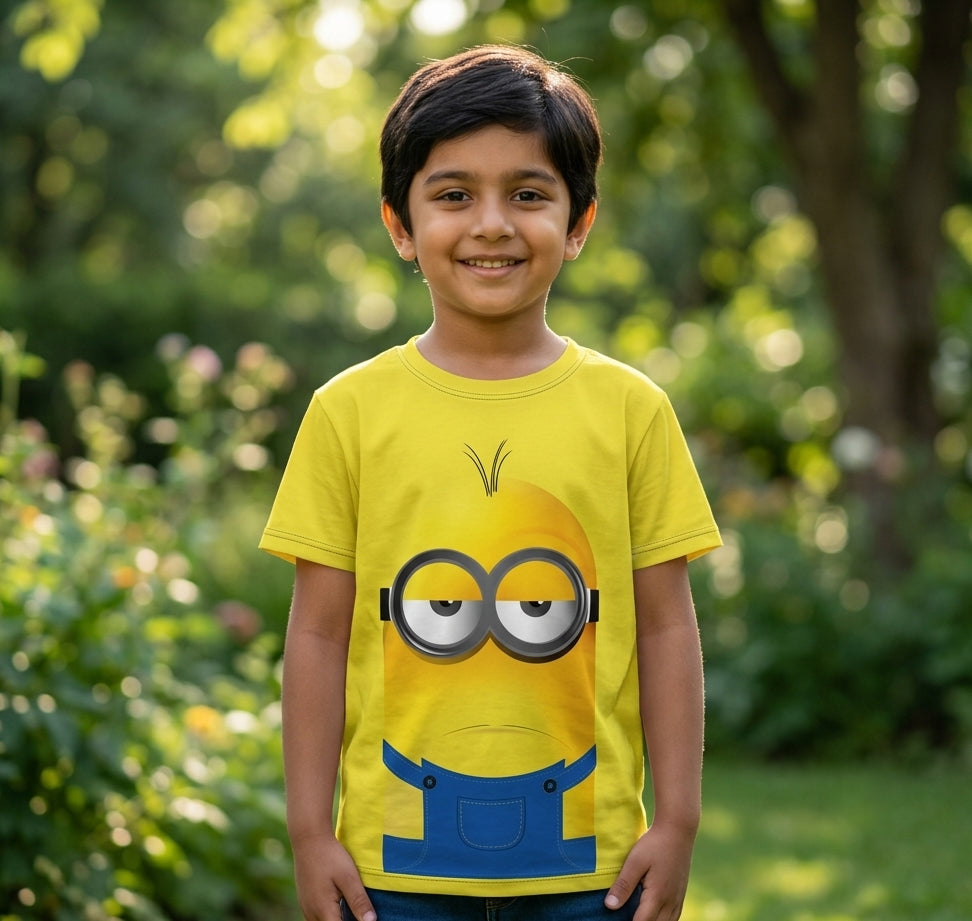Minions Kids T-Shirt — all-over printed by Beyond Detail Pakistan