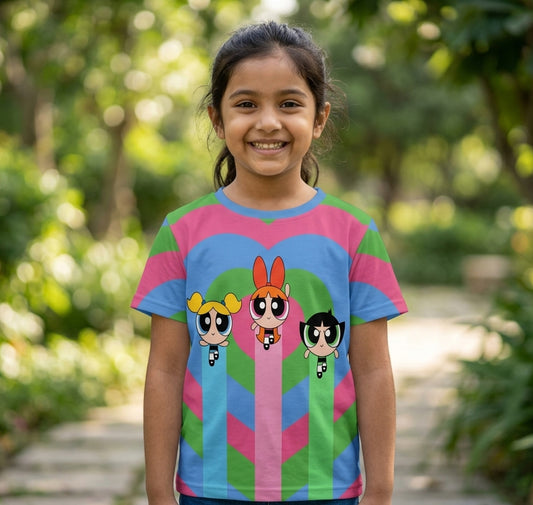 Power Puff Girls Kids T-Shirt