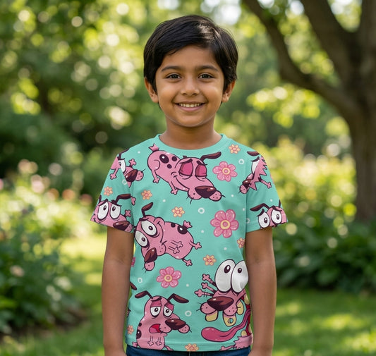 Courage the Cowardly Dog Kids T-Shirt